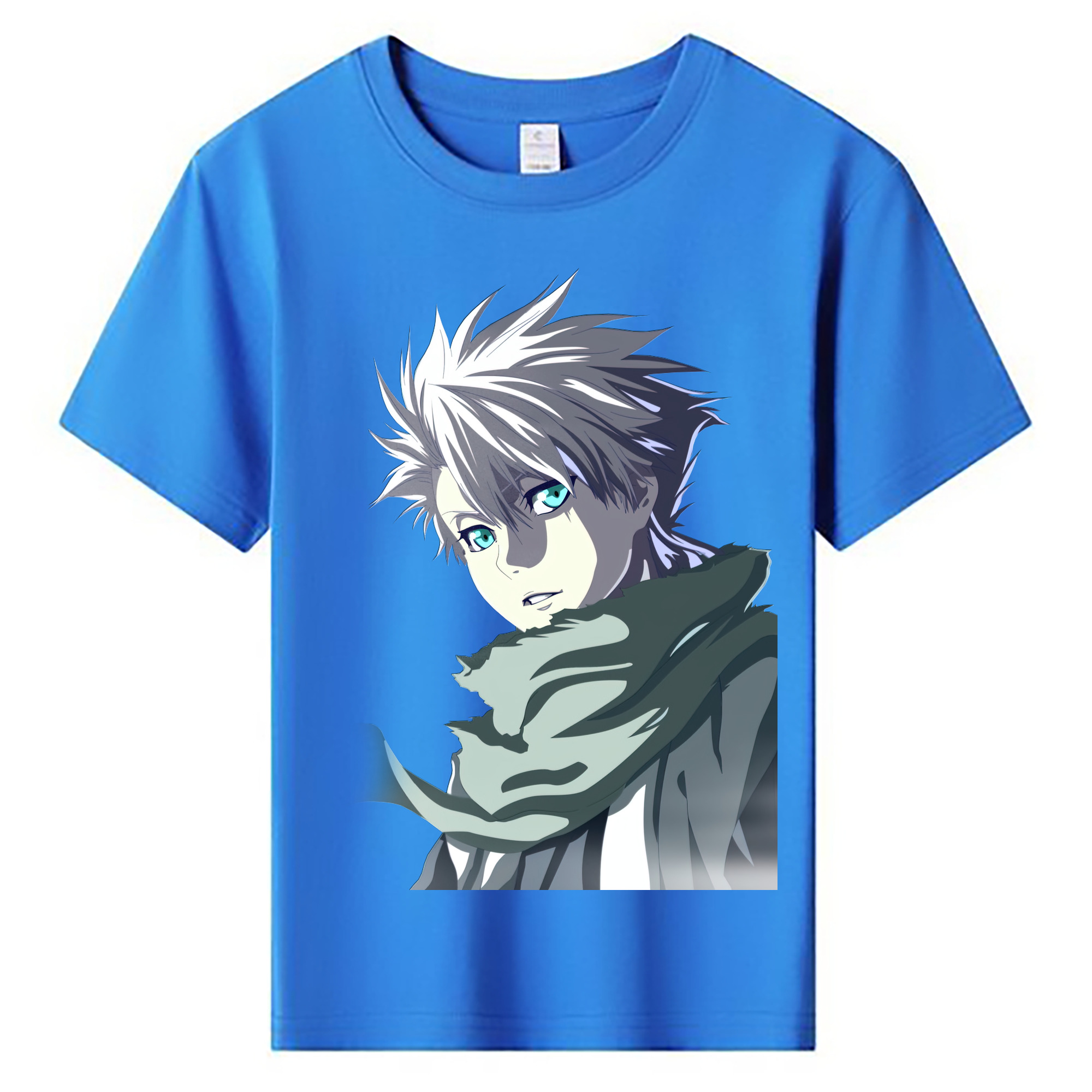 （画像用） ブリーチ 日番谷冬獅郎（ひつがや とうしろう） BLEACH Hitsugaya Toushirou 綿100％キッズTシャツ（フロントプリント）